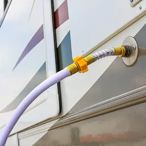 حديقة المياه خرطوم 50 Ft RV مقطورة معدات التخييم PVC الشرب آمنة 5/8"