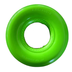 Nouveau 4.00-8 roues en mousse PU solide roue de brouette sans plat roues anti-crevaison état de la construction machines agricoles - Product Image 3