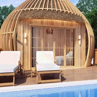 Villa Capsule House Hôtel mobile Capsule Petite maison Maison modulaire moderne Maisons préfabriquées Capsule House