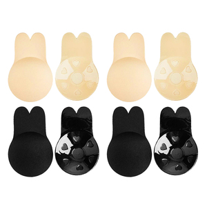 Collettività coniglietto a forma di orecchio a forma di lifting del <span class=keywords><strong>seno</strong></span> copri capezzoli adesivi Push up invisibile bastone su reggiseno in Silicone - Product Image 6
