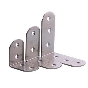 Support d'angle en acier inoxydable NRH, plaque de fixation en forme de L à 90 degrés pour étagère, quincaillerie - Product Image 5