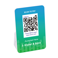 Haut-parleur de paiement électronique de bureau F92 Affichage dynamique du code QR de 3.5 pouces
