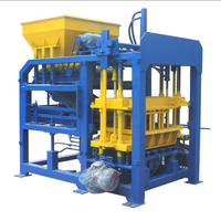 Machine à fabriquer des blocs certifiée CE QT4-15, cycle automatique de 15 secondes, 7680 pièces/jour, machine à briques