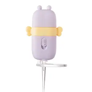 Bebê Earpick com luz LED, Ferramentas de limpeza para bebês, Fácil uso Kids Earwax Removal Cleaner com lupa