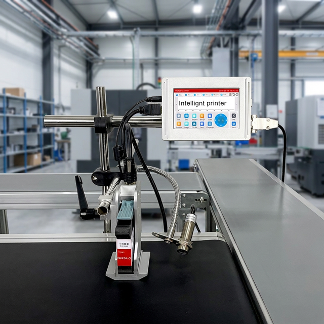 Fast Speed Tij Thermal Belt Printer with Solvent Ink for 5-Line Automatic Printing on Carton & Plastic Bags