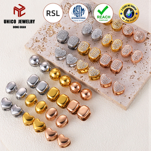 <span class=keywords><strong>Boucles</strong></span> <span class=keywords><strong>d</strong></span>'<span class=keywords><strong>oreilles</strong></span> tendance pour femmes en acier inoxydable, clous <span class=keywords><strong>d</strong></span>'<span class=keywords><strong>oreilles</strong></span> en cristal et strass, plaqué or 18 carats PVD, plaqué or rose, plaqué argent - Product Image 1