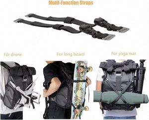 Sac à dos pour appareil photo de grande capacité, imperméable, gris, pour voyages et photographie, échantillon gratuit - Product Image 3
