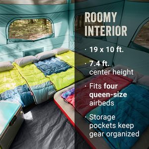 <span class=keywords><strong>Tente</strong></span> de camping <span class=keywords><strong>Coleman</strong></span> Skylodge à trois couches avec logo personnalisé, auvent pare-pluie, véranda zippée, résistante aux intempéries, <span class=keywords><strong>tente</strong></span> familiale à ouverture rapide en Oxford - Product Image 6
