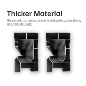 Porte coulissante et portail principal en alliage d'aluminium de style moderne, conçus sur mesure, avec surface finie par peinture en poudre - Product Image 4