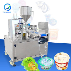 Machine de remplissage et de scellage rotative OCEAN pour gobelets de <span class=keywords><strong>communion</strong></span>, gobelets <span class=keywords><strong>en</strong></span> plastique pour <span class=keywords><strong>poudre</strong></span> de <span class=keywords><strong>chocolat</strong></span> - Prix - Product Image 1
