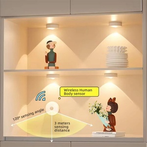 Éclairage LED magnétique RVB pour armoires, étagères rétroéclairées colorées, lumière portable à intensité variable pour sous-armoires, couloirs et placards - Product Image 4