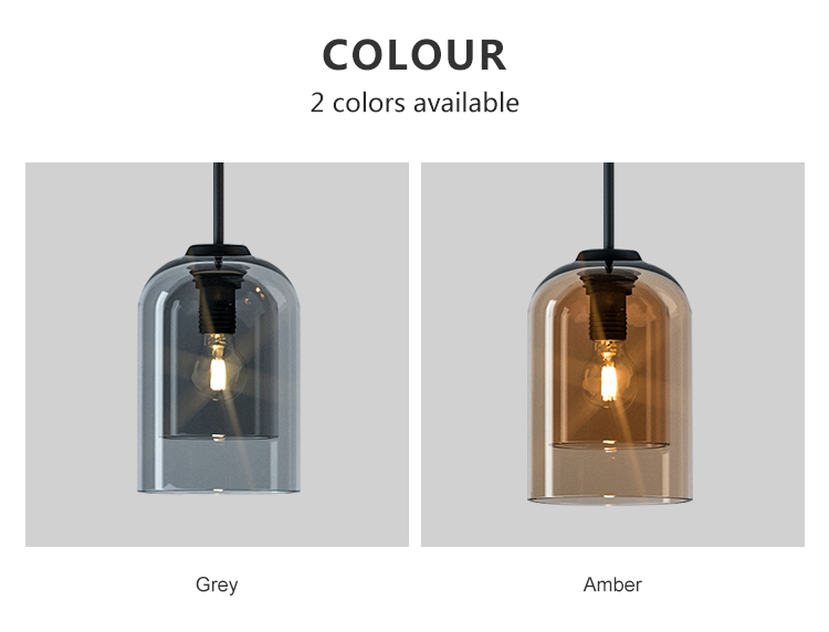 New Design Decoration Kitchen Livingroom Bedroom 5W Glass E27 Pendant Light