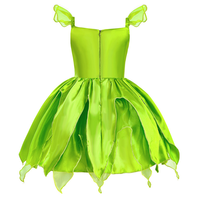 Robe de princesse verte elfe très populaire, costume de Tinkerbell pour Halloween et fêtes d'anniversaire