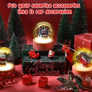 Conteneur en plastique personnalisé pour la décoration, paillettes, cadeaux DIY, globe à neige vide, toutes tailles pour globe à neige en plastique DIY - Product Image 5