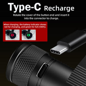 Precio al por mayor LED recargable faro USB tipo C <span class=keywords><strong>18650</strong></span> batería XPG.3 lámpara blanca Led faros delanteros - Product Image 5