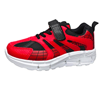 Chaussures de sport pour enfants en maille respirante avec semelle intermédiaire et extérieure en EVA, légères, antidérapantes, pour garçons et filles, avec fermeture auto-agrippante