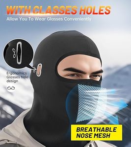 Pasamontañas Personalizado Kewig con Orificios para Gafas, Máscara Facial Térmica de Invierno para Hombres y Mujeres, para Motociclismo, Snowboard y Ciclismo - Product Image 4