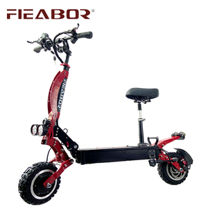 Trottinette pliable à deux roues super puissante avec deux moteurs de 11 pouces, siège amovible, trottinette Q11 Plus, pneus larges de 11 pouces - Product Image 2