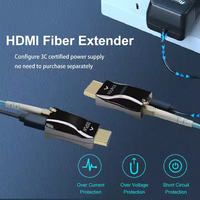HD Video ve 5G Optik Ekipmanlar için Fiber Optik Kablo Makarasıyla birlikte 4K Çok Modlu OM3 Simpleks LC Fiber Üzerinden Fiber Uzatıcı