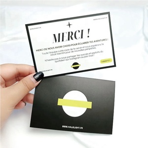 Carte <span class=keywords><strong>de</strong></span> visite personnalisée pour petite entreprise, carte <span class=keywords><strong>de</strong></span> remerciement avec nom d'entreprise - Product Image 3
