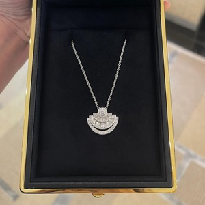 Collier pendentif petite planète univers en argent sterling S925 avec diamants étincelants, design de niche, chaîne de clavicule pour cadeau d'anniversaire - Product Image 3