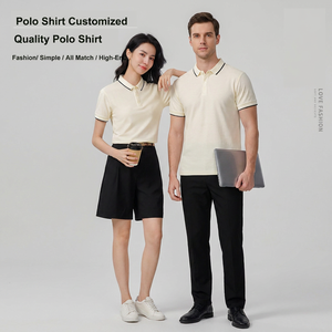 <span class=keywords><strong>Polo</strong></span> da Uomo per Ufficio, Abbigliamento Coordinato per Coppie, Divise per Corrieri, Uniformi Postali, Magliette Unisex per Team - Product Image 2