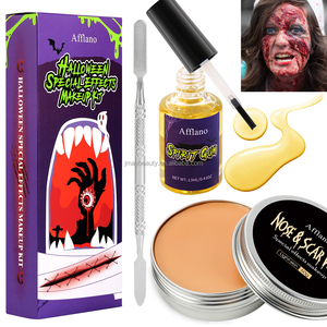 <span class=keywords><strong>Cicatrice</strong></span> cire spatule outil esprit gomme <span class=keywords><strong>maquillage</strong></span> kit effets spéciaux scène fausse plaie moulage peau cire <span class=keywords><strong>halloween</strong></span> <span class=keywords><strong>cicatrice</strong></span> cire sfx <span class=keywords><strong>maquillage</strong></span> - Product Image 6