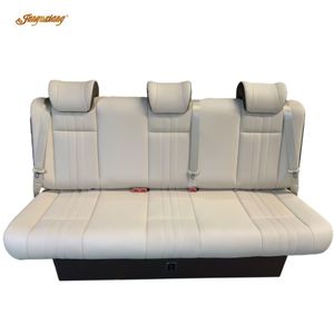 Canapé-<span class=keywords><strong>lit</strong></span> motorisé sur mesure de luxe <span class=keywords><strong>pour</strong></span> Crafter Hiace Sprinter High Roof, en cuir premium, inclinable électriquement, <span class=keywords><strong>pour</strong></span> camping-car ou transport VIP - Product Image 2