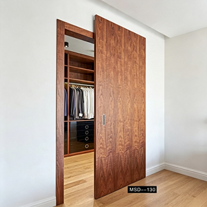 <span class=keywords><strong>Porte</strong></span> coulissante invisible à <span class=keywords><strong>rail</strong></span> dissimulé en ciment léger texturé, <span class=keywords><strong>porte</strong></span> de cloison intérieure coulissante <span class=keywords><strong>sur</strong></span> mesure minimaliste à <span class=keywords><strong>rail</strong></span> invisible - Product Image 6
