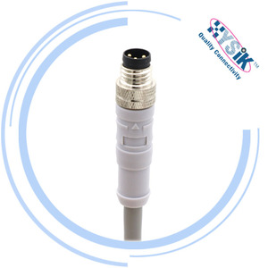 สายต่อขยายแบบขึ้นรูป M8 3 ขา ตัวผู้-ตัวเมีย สำหรับสัญญาณบริดจ์ - Product Image 3