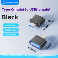 Universeller USB-zu-Typ-C-Adapter für Android-Mobiltelefone, Mini-Typ-C-Buchsenverteiler, Smartphone-USB-C-Anschlüsse, OTG-Konverter