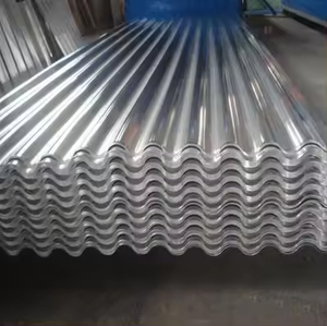 Tôle de toiture en tôle de fer galvanisée revêtue de zinc en aluminium ondulé pour maison - Product Image 2