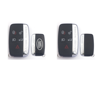 Coque de clé de voiture intelligente avec logo pour Land Rover Range Rover Sport Evoque Discovery 4 Jaguar Freelander