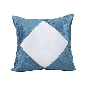 Housses de coussin en velours vierges pour sublimation, 42x42cm, pour décoration intérieure et cadeaux DIY, vente en gros - Product Image 1