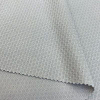 Tissu tricoté extensible en polyester 100 % avec œillets pour filles, respirant, 150 g/m², idéal pour les t-shirts Dryfit (vente en gros)