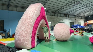 Modelo de Senos Inflables Sexys, Accesorios Grandes para Escenario, Decoración de Senos Inflables de Felpa para Fiestas, Eventos, Discotecas, Campañas Femeninas - Product Image 6