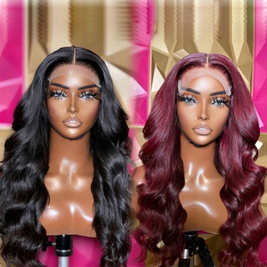 วิกผมลูกไม้ HD แบบไม่ต้องใช้กาว  วิกผมแท้แบบเต็มศีรษะ  ลอนบอดี้เวฟ  จัดเรียงเส้น<span class=keywords><strong>ผม</strong></span>ตามแนวธรรมชาติ  สำหรับผู้หญิงผิว<span class=keywords><strong>สี</strong></span> - Product Image 1