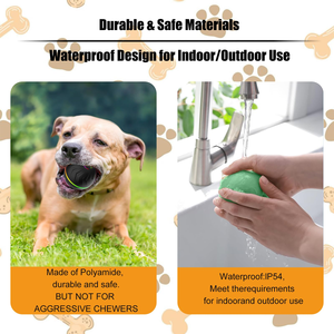 Electric Small Pet Training <b>Interactive</b> <b>Toy</b> Smart Bouncing Ball for Dogs Automatic Rolling Jump Silicone <b>Cat</b> Ball - Product Image 6