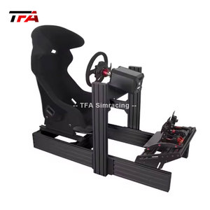 aluminium simulateur de cockpit de course siège voiture conduite simulateur de course jeu de cockpit simulateur de course - Product Image 6