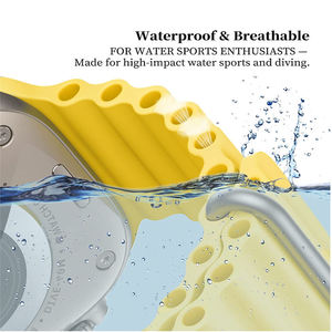 Nueva correa deportiva de silicona suave y resistente al agua para <span class=keywords><strong>reloj</strong></span> de mar para <span class=keywords><strong>Apple</strong></span> <span class=keywords><strong>Watch</strong></span> <span class=keywords><strong>Ultra</strong></span> de 49 mm, correa para muj - Product Image 3