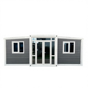 Contenedor de Lujo Expandible de Doble Ala para Oficina, Baño Móvil Sanitario Público Portátil de 20FT 40FT, con Energía Solar y de Instalación Rápida - Product Image 1