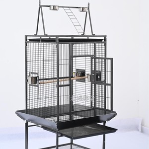 Fabrika toptan küçük kuş papağan Villa yetiştiriciliği evcil hayvan kafesi katı demir çevre dostu kolay montaj dış mekan kullanımı - Product Image 5