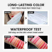 Rouge à lèvres liquide mat vegan sans cruauté animale, longue tenue, waterproof, cosmétiques de luxe, logo personnalisé, vente en gros