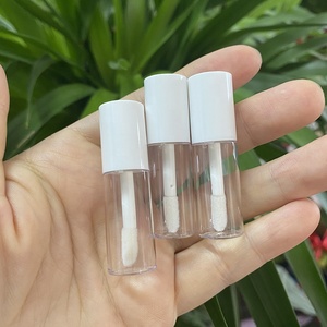 <span class=keywords><strong>FAYE</strong></span> COSMETICI 10PCS 4ml vuoto lipgloss contenitore rosa/nudo piccolo/mini FAI DA TE lip gloss tubo con applicatore - Product Image 3