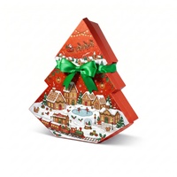 Maßgefertigte Weihnachts-Geschenkbox aus Karton für Schokolade und Süßigkeiten - Bedruckte Verpackungsbox mit Eigenem Logo für den Großhandel