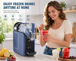 Machine à smoothies et desserts glacés électrique de haute qualité, sans glace, technologie de congélation rapide automatique pour la maison et l'extérieur - Product Image 3