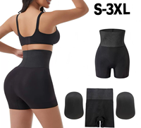 Culottes gainantes pour femmes avec coussinets de hanche et rehausseur de fesses, effet push-up, gaine amincissante pour la taille