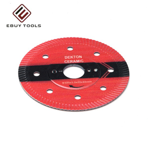 Lame de scie diamantée brasée sous <span class=keywords><strong>vide</strong></span> de haute qualité 115 mm 125 mm, qualité industrielle, pour la découpe de céramique Dekton, carrelage et porcelaine, OEM - Product Image 2