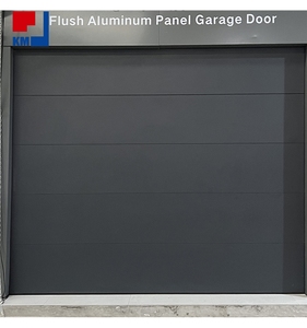 <span class=keywords><strong>Porte</strong></span> de <span class=keywords><strong>garage</strong></span> <span class=keywords><strong>sectionnelle</strong></span> électrique automatique en aluminium noir 8x8 10x10 avec panneau isolé encastré – Vente en gros - Product Image 1