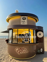 Petite remorque de restauration rapide entièrement équipée, chariot à café, chariot à hot-dogs, camion de crème glacée, cuisine complète, construction en acier inoxydable, garantie 2 ans